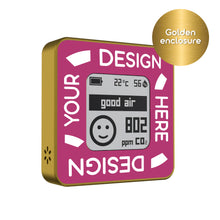 Load image into Gallery viewer, AirValent Air Quality Meter - Golden enclosure