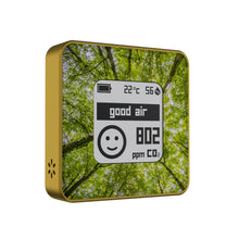Load image into Gallery viewer, AirValent Air Quality Meter - Golden enclosure