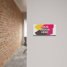 Load image into Gallery viewer, Aluminium office sign 25x11,5cm