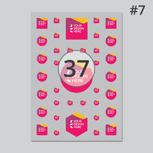 Load image into Gallery viewer, Matt clear vinyl mixed kiss cut sticker sheet