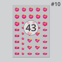 Load image into Gallery viewer, Matt clear vinyl mixed kiss cut sticker sheet