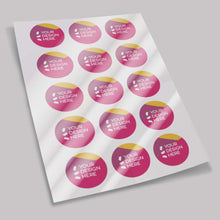 Load image into Gallery viewer, Glossy white vinyl kiss cut sticker sheet