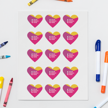 Load image into Gallery viewer, Matt white vinyl kiss cut sticker sheet