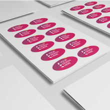 Load image into Gallery viewer, Matt white vinyl kiss cut sticker sheet