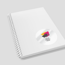 Load image into Gallery viewer, Glossy white vinyl die cut sticker