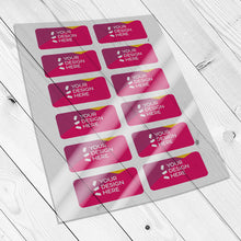 Load image into Gallery viewer, Glossy clear vinyl kiss cut sticker sheet