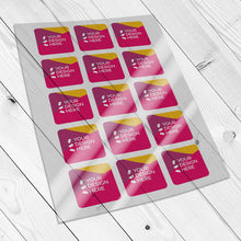 Load image into Gallery viewer, Glossy clear vinyl kiss cut sticker sheet