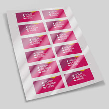 Load image into Gallery viewer, Glossy white vinyl kiss cut sticker sheet