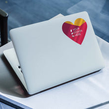 Load image into Gallery viewer, Glossy white vinyl die cut sticker