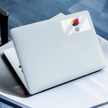 Load image into Gallery viewer, Glossy white vinyl die cut sticker