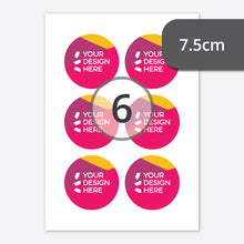 Load image into Gallery viewer, Round kiss cut sticker sheet