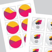 Load image into Gallery viewer, Round kiss cut sticker sheet
