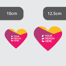 Load image into Gallery viewer, Heart die cut sticker