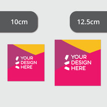 Load image into Gallery viewer, Square die cut sticker