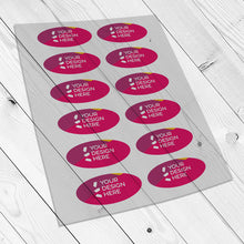 Load image into Gallery viewer, Matt clear vinyl kiss cut sticker sheet