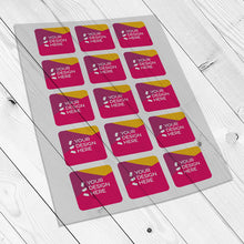 Load image into Gallery viewer, Matt clear vinyl kiss cut sticker sheet