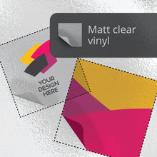 Load image into Gallery viewer, Matt clear vinyl die cut sticker