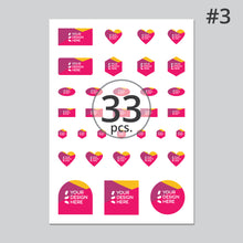 Load image into Gallery viewer, Mixed sticker sheet #3