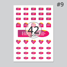 Load image into Gallery viewer, Mixed sticker sheet #9