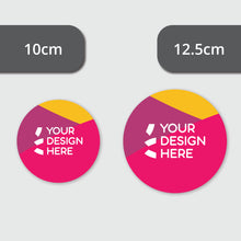 Load image into Gallery viewer, Round die cut sticker