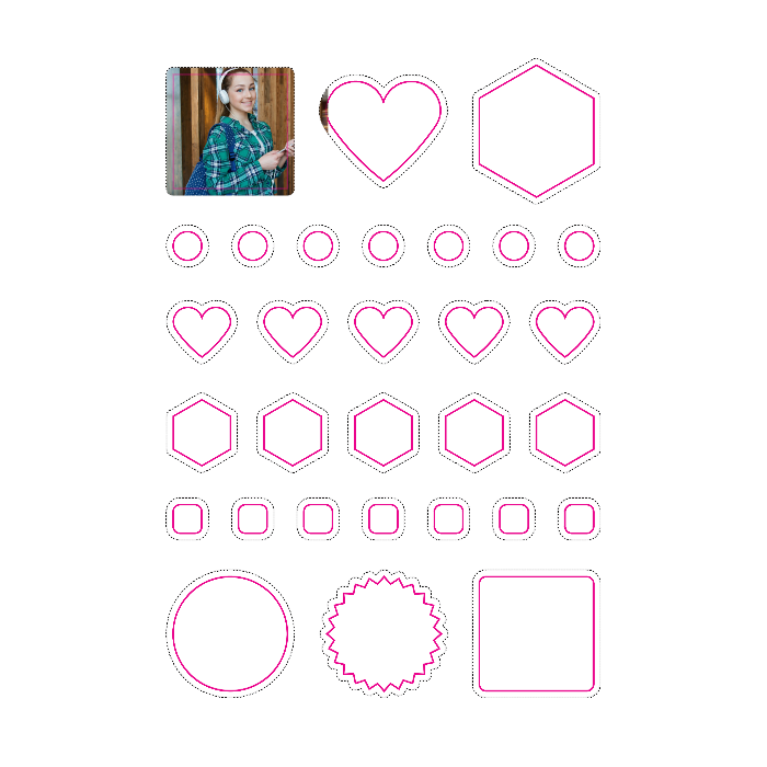 Mixed sticker sheet #1