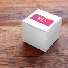 Load image into Gallery viewer, Matt white vinyl die cut sticker
