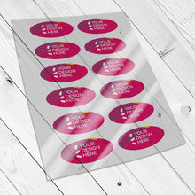 Load image into Gallery viewer, Glossy clear vinyl kiss cut sticker sheet
