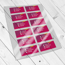 Load image into Gallery viewer, Glossy clear vinyl kiss cut sticker sheet
