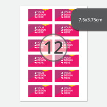 Load image into Gallery viewer, Rectangle kiss cut sticker sheet
